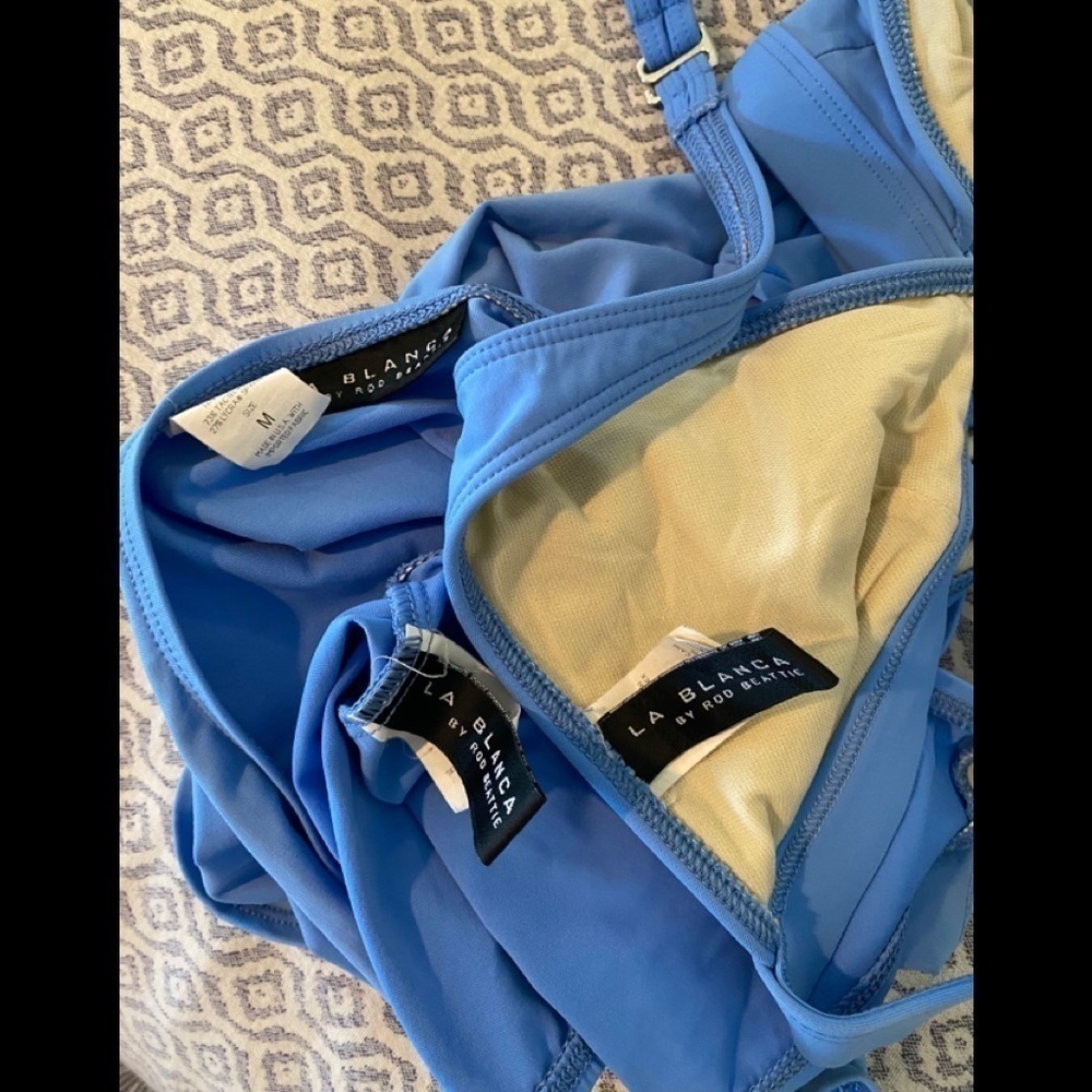 La Blanca Periwinkle Bikini with Skirt (3pcs) - Picture 6 of 7